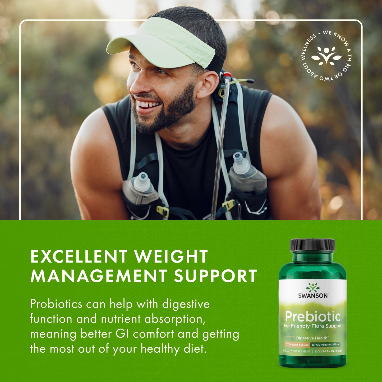 Prebiotic Capsules - Promotes Friendly Flora Support & Overall Digestive Health - Prebiotic Fiber Promoting Gut Health & Immune Health Support - (120 Veggie Capsules, 750Mg Each) 1 Pack