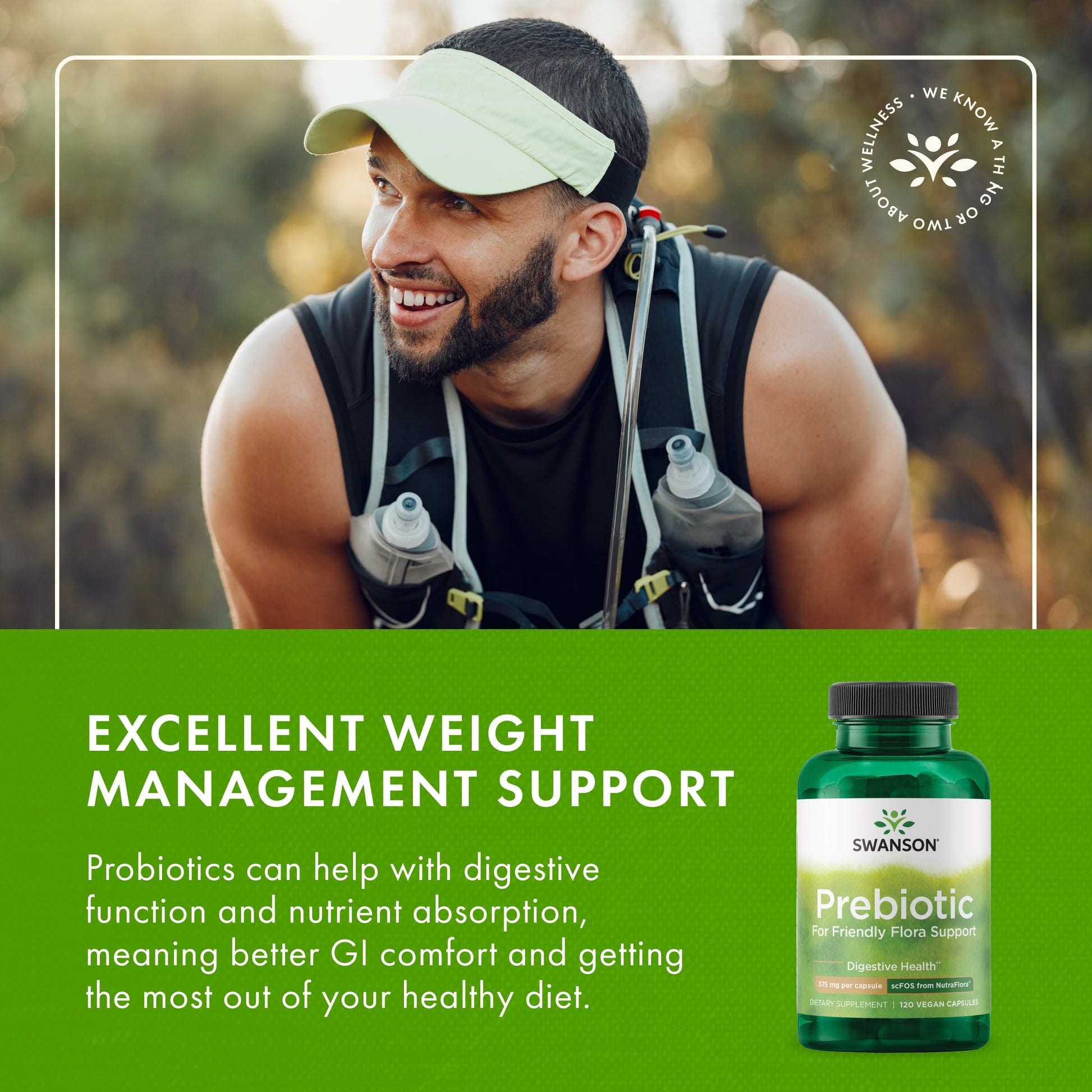 Prebiotic Capsules - Promotes Friendly Flora Support & Overall Digestive Health - Prebiotic Fiber Promoting Gut Health & Immune Health Support - (120 Veggie Capsules, 750Mg Each) 1 Pack