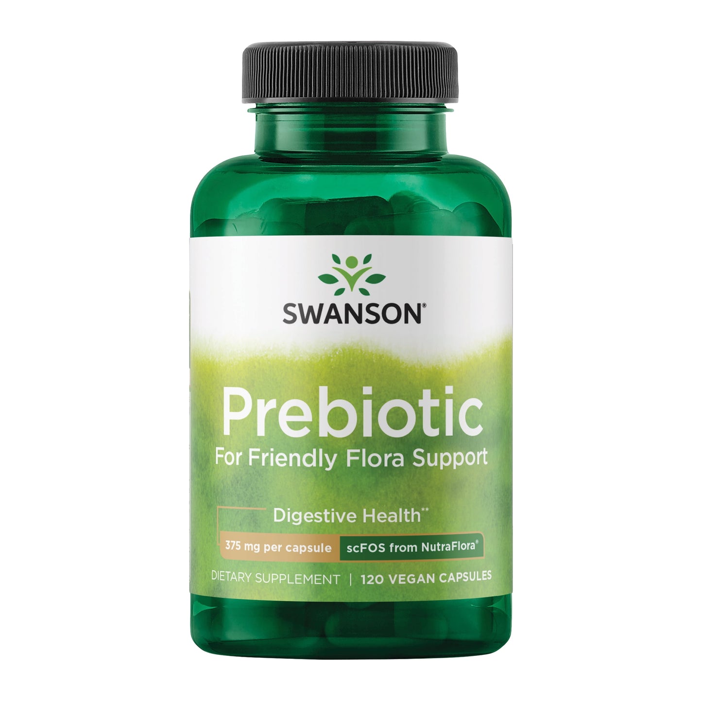 Prebiotic Capsules - Promotes Friendly Flora Support & Overall Digestive Health - Prebiotic Fiber Promoting Gut Health & Immune Health Support - (120 Veggie Capsules, 750Mg Each) 1 Pack