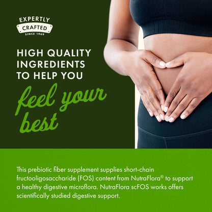 Prebiotic Capsules - Promotes Friendly Flora Support & Overall Digestive Health - Prebiotic Fiber Promoting Gut Health & Immune Health Support - (120 Veggie Capsules, 750Mg Each) 1 Pack